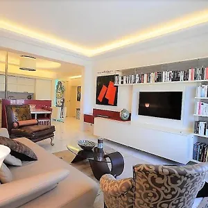 Palais Miramar Art Modern - Derniere Etages Vue - 75m De Confort - En Face Des Plages -wifi - Clim Cannes